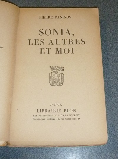 Sonia, les autres et moi