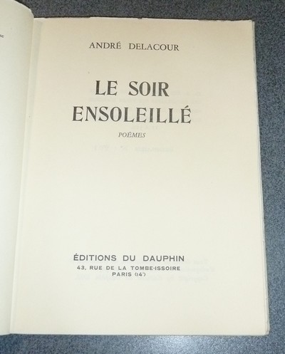 Le soir ensoleillé. Poèmes