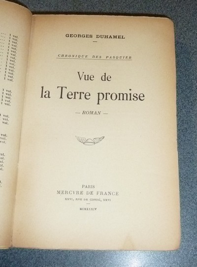 Vue de la Terre promise