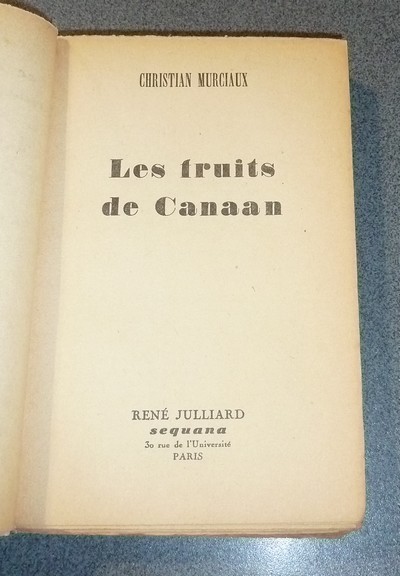 Les fruits de Canaan