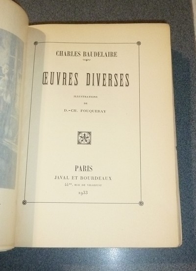 Oeuvres diverses