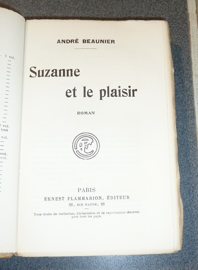 Suzanne et le plaisir