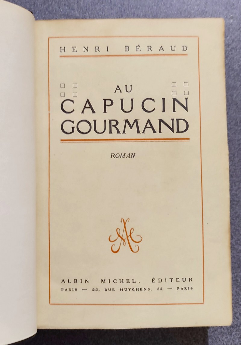 Au Capucin gourmand