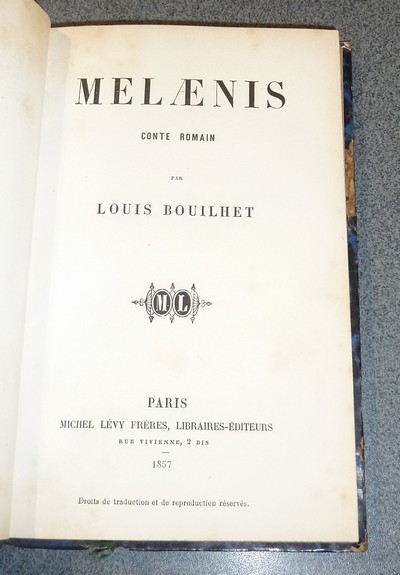 Melaenis, conte romain