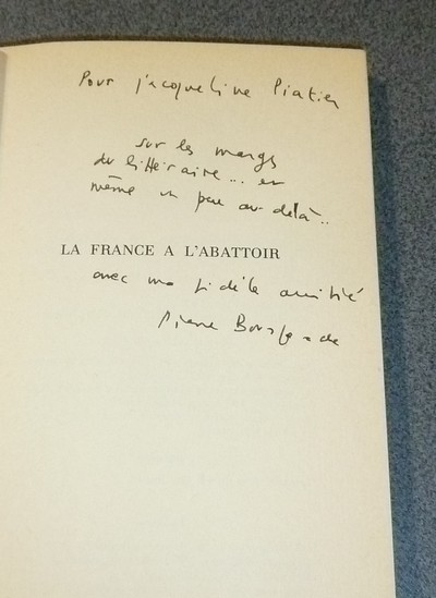 La France à l'abattoir