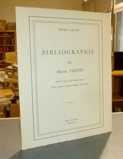 Bibliographie de Marcel Vertès