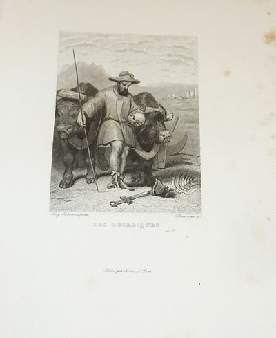 Album de gravures comprenant Portraits et vignettes pour les Oeuvres de Delisle & Chateaubriant