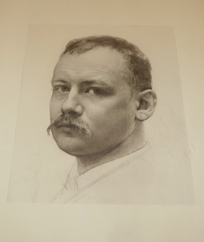 Stauffer-Bern Handzeichnungen. Faksimiledrucke Herausgegeben und eingeleitet von Dr. C. v. Mandach, Konservator des Berner Kunstmuseums (Dessins à la main Stauffer-Berne. Impression en fac-similé. Publié et initié par Dr. C. v. Mandach) (in folio)