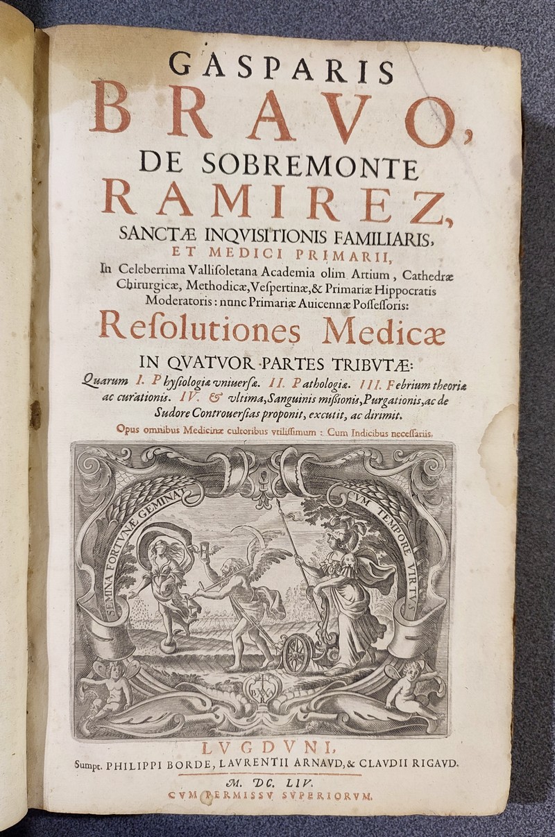 Resolutiones Medicae in quatuor partes tributae: Quarum I. Physiologiae universae. II. Pathologiae. III. Febrium theoriae ac curationis. IV. Ultima, Sanguinis missionis, Purgationis, ac de Sudore controversias proponit, excutit, ac dirimit (1654)