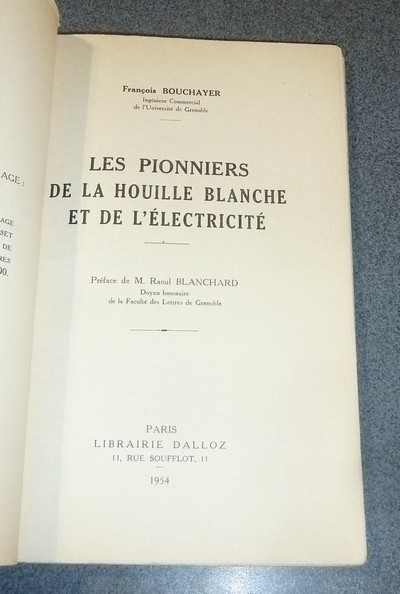 Les Pionniers de la Houille blanche et de l'électricité