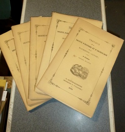 Société d'Histoire et d'Archéologie de Maurienne - Première Série, 4e volume, les Bulletins 1 à 5 (Complet des 5 volumes), 1876-1877-1879 - 
