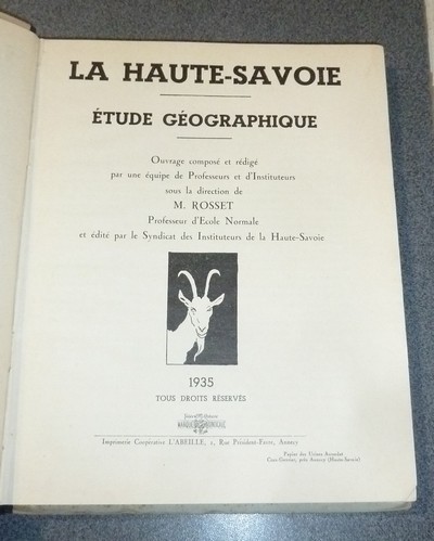 La Haute-Savoie, étude géographique