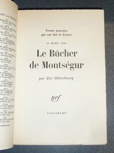Le bûcher de Montségur, le 16 mars 1244