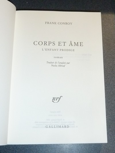 Corps et âmes. L'enfant prodige