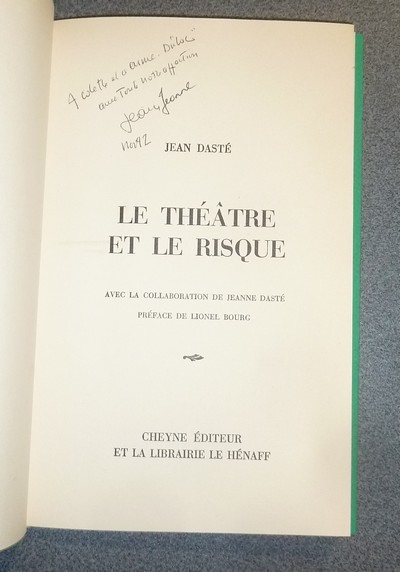 Le Théâtre et le risque