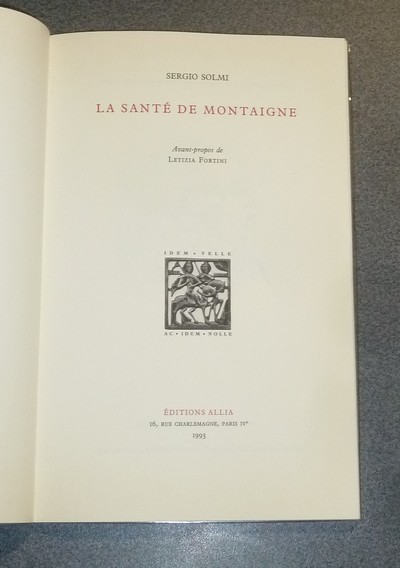 La santé de Montaigne