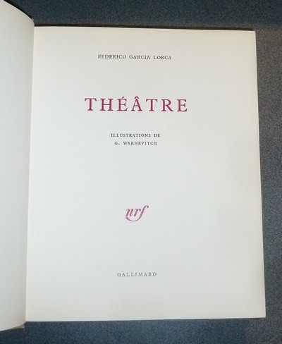 Théâtre : Noce de sang - Yerma - La maison de Bernarda Alba