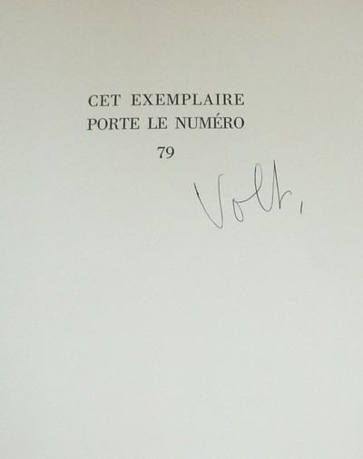 Belle chair, poèmes (avec suite et une épreuve sur soie)