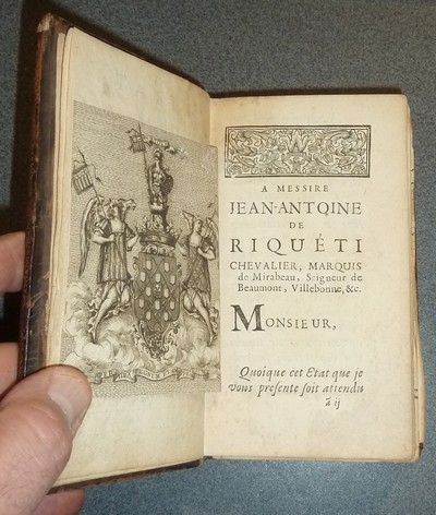 L'État de la Provence, contenant ce qu'il y a de plus remarquable dans la Police, dans la Justice, dans l'Église & dans la Noblesse de cette Province, avec les Armes de chaque famille (3 volumes, 1693)