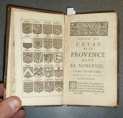 L'État de la Provence, contenant ce qu'il y a de plus remarquable dans la Police, dans la Justice, dans l'Église & dans la Noblesse de cette Province, avec les Armes de chaque famille (3 volumes, 1693)