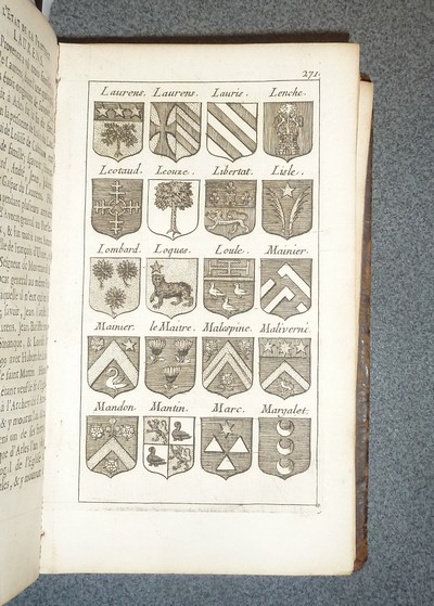 L'État de la Provence, contenant ce qu'il y a de plus remarquable dans la Police, dans la Justice, dans l'Église & dans la Noblesse de cette Province, avec les Armes de chaque famille (3 volumes, 1693)