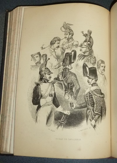  Les Français peints par eux-mêmes, Encyclopédie morale du Dix-neuvième siècle. Tome cinquième. (population parisienne et les petits métiers, 65 gravures hors texte, 376 pages)