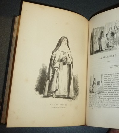 Les Français peints par eux-mêmes, Encyclopédie morale du Dix-neuvième siècle. Tome quatrième - (population parisienne et les petits métiers, 392 pages et 49 gravures)