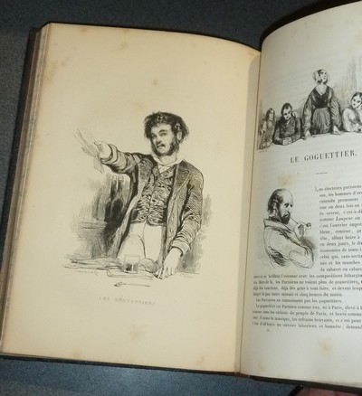 Les Français peints par eux-mêmes, Encyclopédie morale du Dix-neuvième siècle. Tome quatrième - (population parisienne et les petits métiers, 392 pages et 49 gravures)