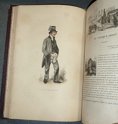 Les Français peints par eux-mêmes. Encyclopédie morale du Dix-neuvième siècle (5 volumes - population parisienne)