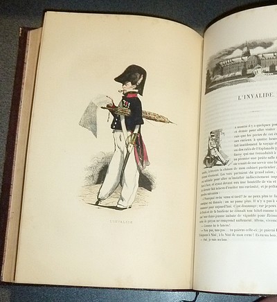 Les Français peints par eux-mêmes. Encyclopédie morale du Dix-neuvième siècle (5 volumes - population parisienne)