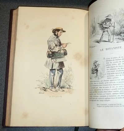 Les Français peints par eux-mêmes. Encyclopédie morale du Dix-neuvième siècle (5 volumes - population parisienne)
