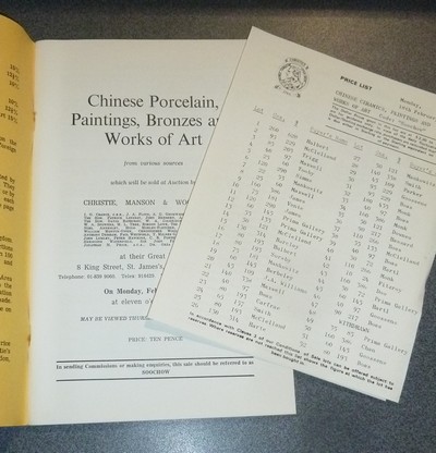 Chinese ceramics, Paintings and works of art, February 18, 1974