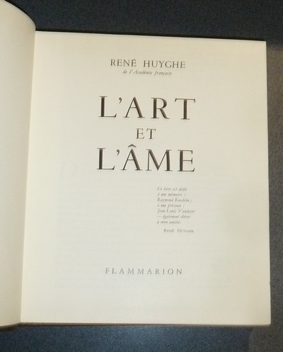 L'Art et l'Âme