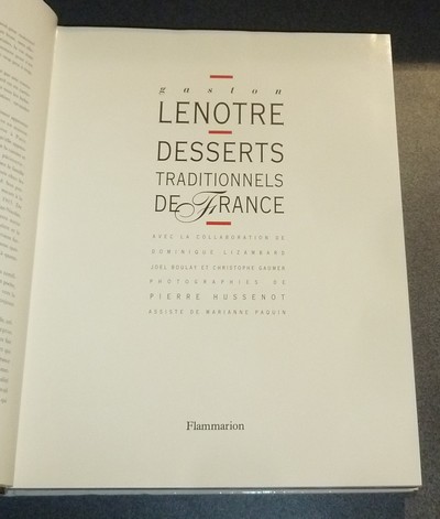 Desserts traditionnels de France