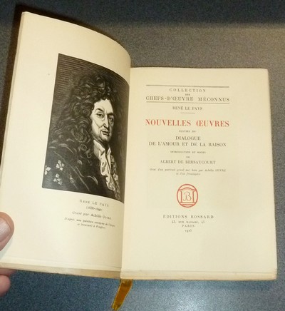 Nouvelles oeuvres, suivies de Dialogue de l'Amour et de la raison