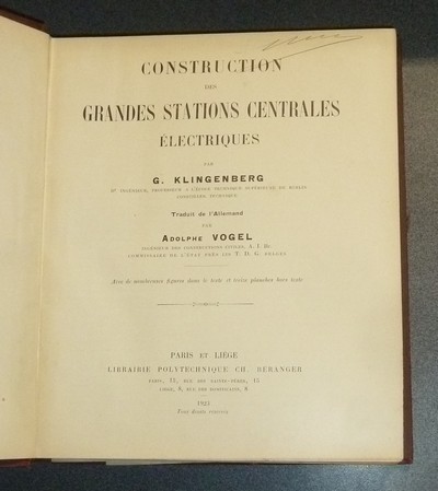 Construction des grandes stations centrales électriques