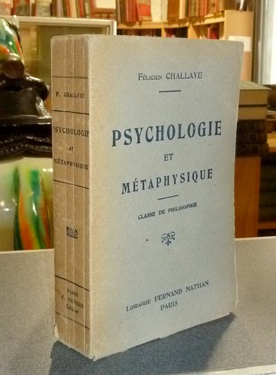 Psychologie et Métaphysique