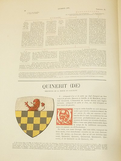 Armorial et Nobiliaire de l'Ancien Duché de Savoie (Tome V - livraison 3)