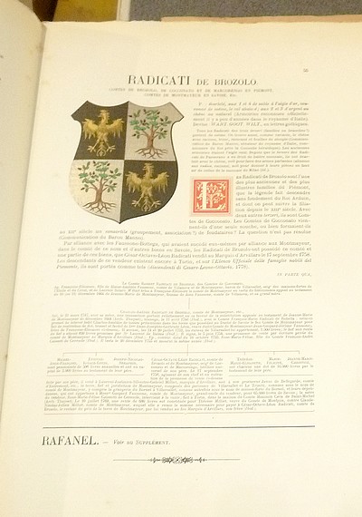 Armorial et Nobiliaire de l'Ancien Duché de Savoie (Tome V - livraison 4)