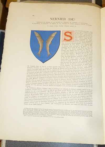 Armorial et Nobiliaire de l'Ancien Duché de Savoie (Tome IV - Livraison 16)