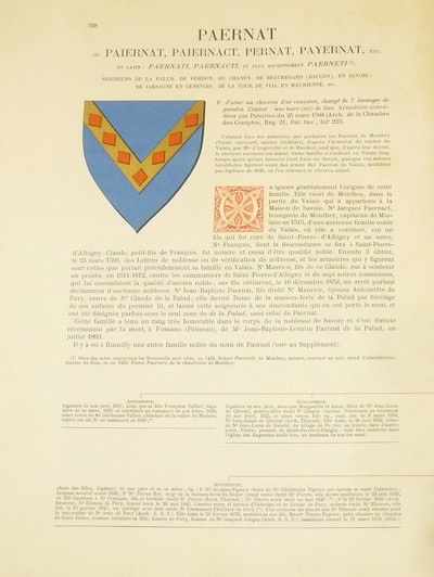 Armorial et Nobiliaire de l'Ancien Duché de Savoie (Tome IV - Livraison 21)