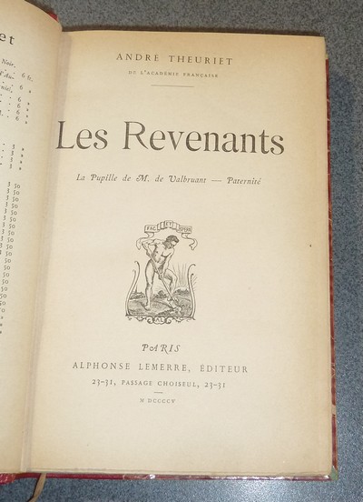 Les revenants. La pupille de M. de Valbruant - Paternité