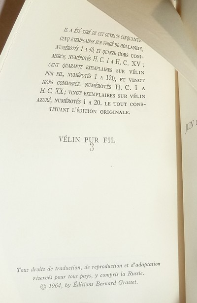 Le lien des Ronces ou le mariage. Suivi des Lettres de Élise et Marcel Jouhandeau