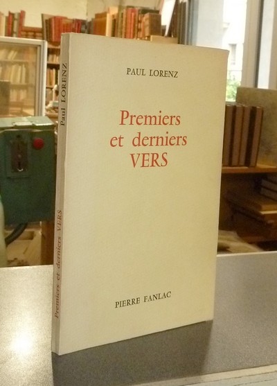 Premiers et derniers vers