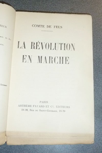 La Révolution en marche