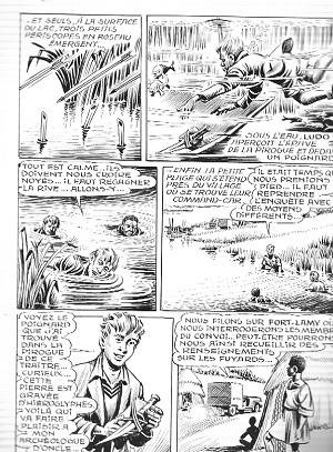 Planche originale parue dans Smash N° 20 - Un pilote a disparu