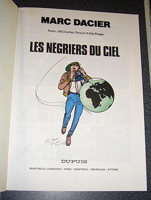 Marc Dacier N°10 - Les Négriers du ciel