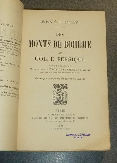 Des Monts de Bohême au golfe persique