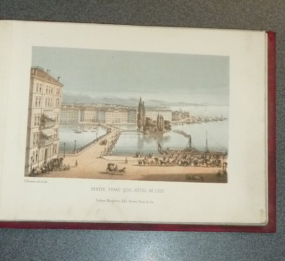 Souvenirs de Genève & du lac (le tour du lac) (16 lithographies en couleurs)