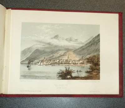 Souvenirs de Genève & du lac (le tour du lac) (16 lithographies en couleurs)